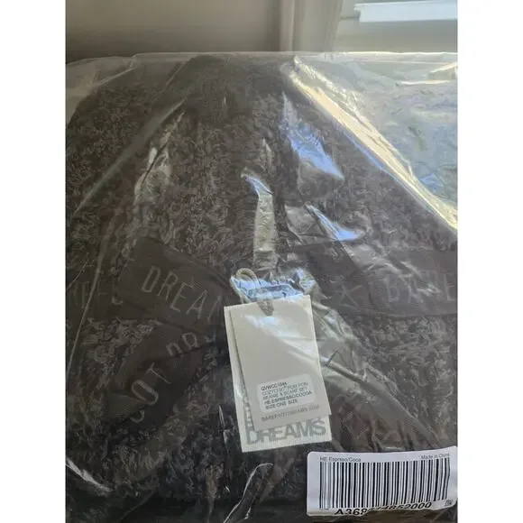 Barefoot Dreams Cozy chic Pom-Pom Beanie & Scarf Set Espresso Cocoa Brown NWT - Picture 2 of 2